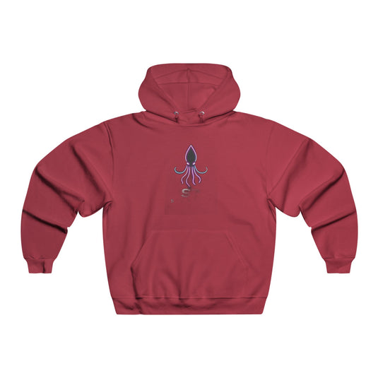 Men's Hooded Sweatshirt with Unique Octopus Design