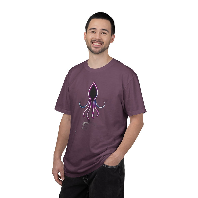 Load image into Gallery viewer, Squid Graphic T-Shirt — Neon Octopus Ocean Tee
