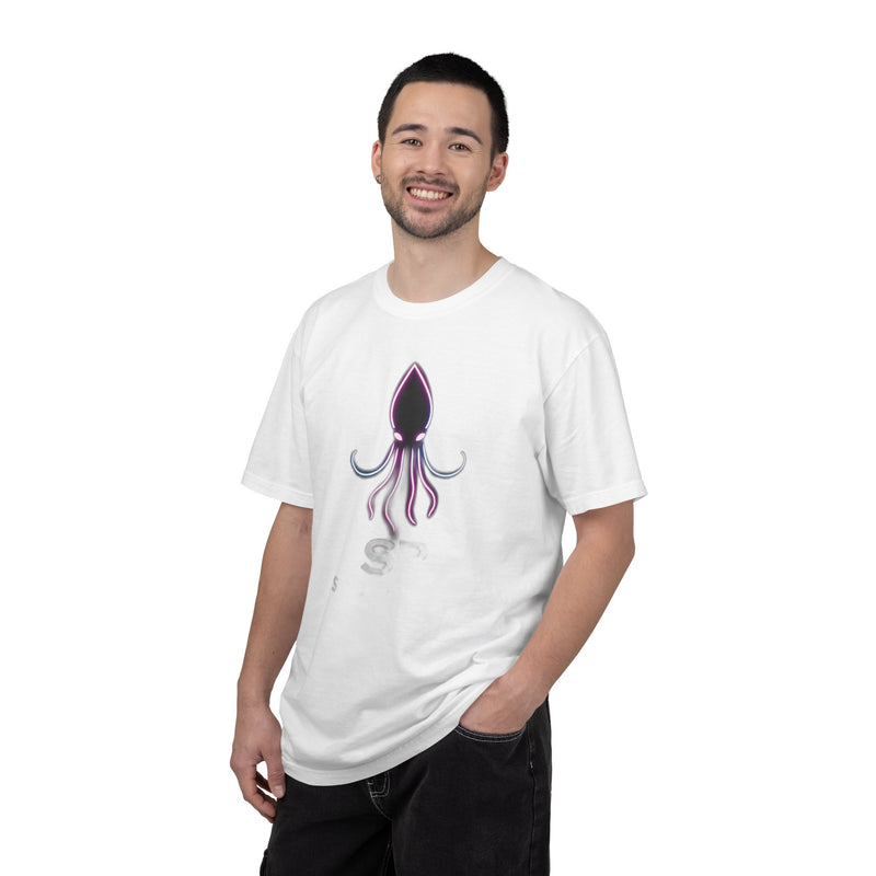Load image into Gallery viewer, Squid Graphic T-Shirt — Neon Octopus Ocean Tee

