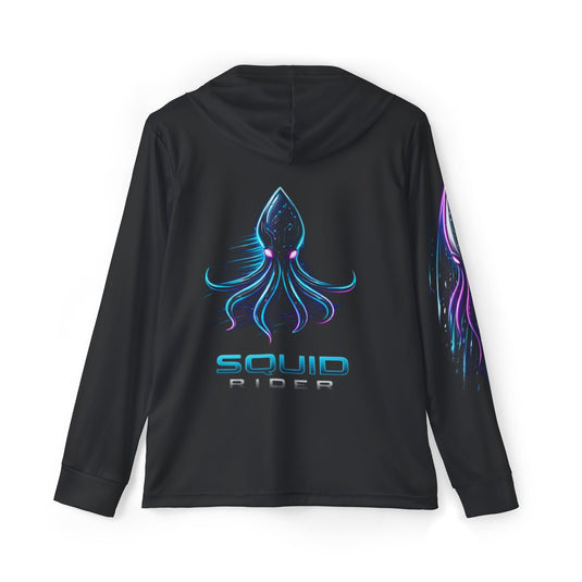 Squid Rider Hoodie — Neon Octopus Sports Warmup Pullover