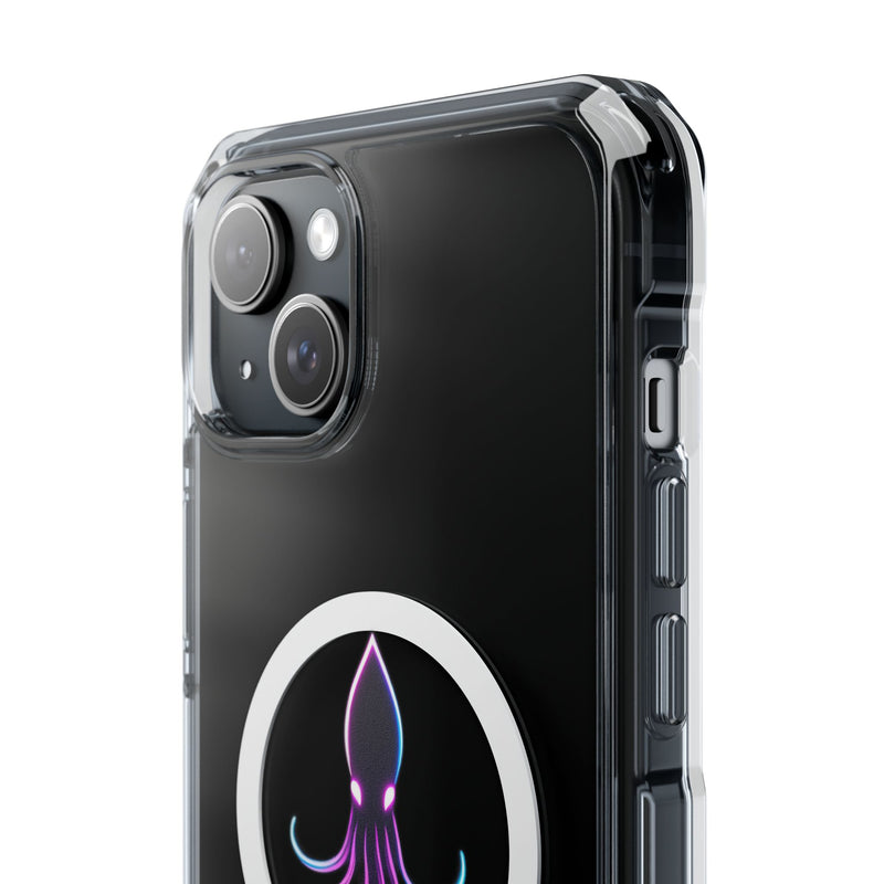 Load image into Gallery viewer, Vibrant Squid Magnetic Clear Phone Case
