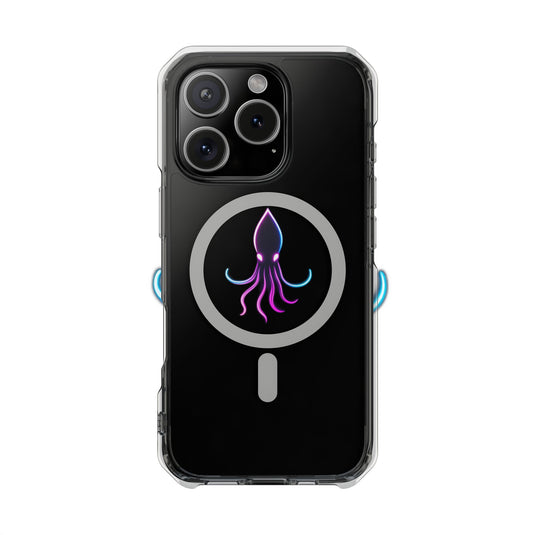 Vibrant Squid Magnetic Clear Phone Case