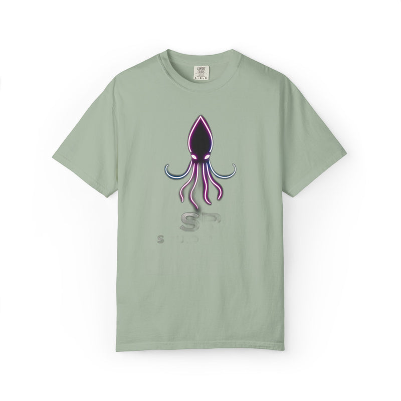 Load image into Gallery viewer, Squid Graphic T-Shirt — Neon Octopus Ocean Tee
