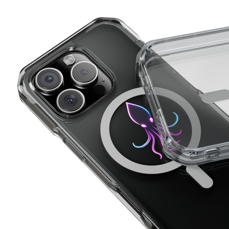 Load image into Gallery viewer, Vibrant Squid Magnetic Clear Phone Case
