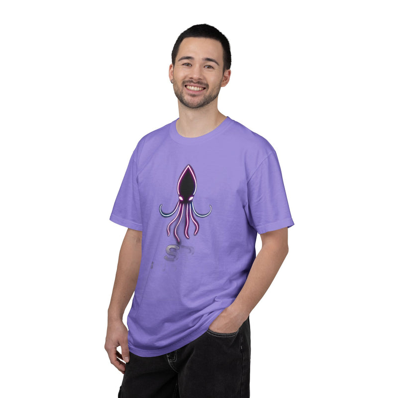 Load image into Gallery viewer, Squid Graphic T-Shirt — Neon Octopus Ocean Tee
