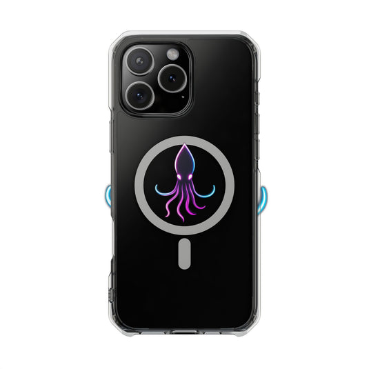 Vibrant Squid Magnetic Clear Phone Case