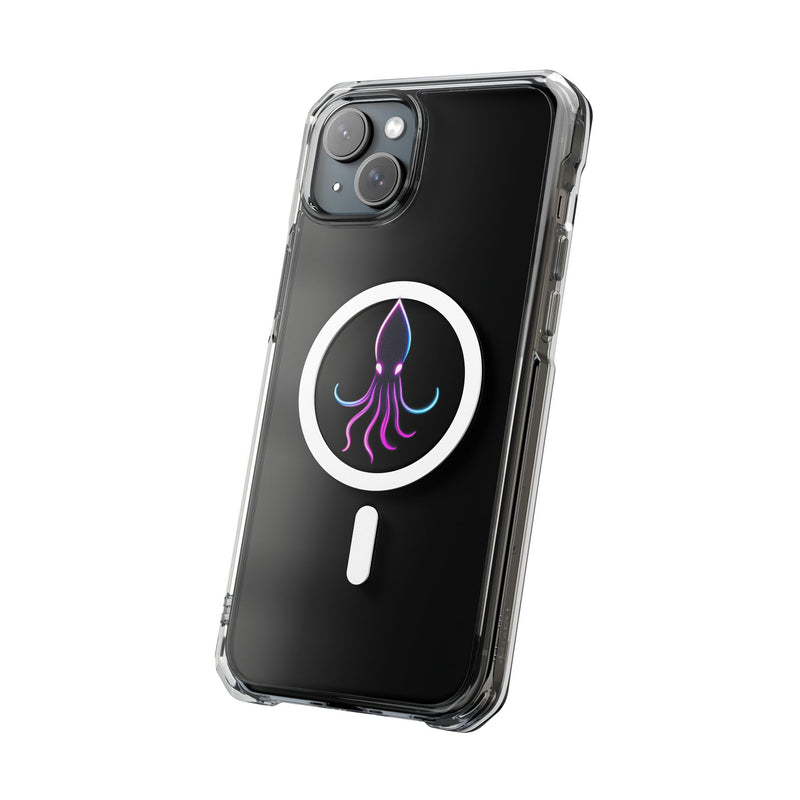 Load image into Gallery viewer, Vibrant Squid Magnetic Clear Phone Case
