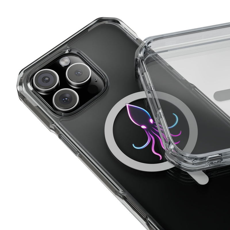 Load image into Gallery viewer, Vibrant Squid Magnetic Clear Phone Case
