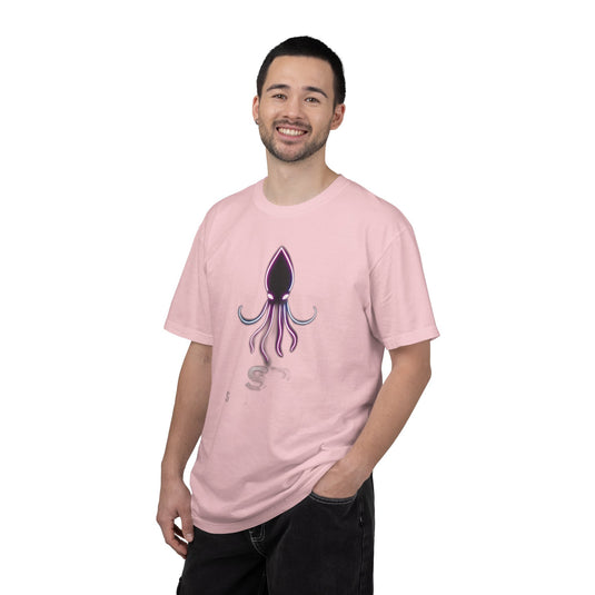 Squid Graphic T-Shirt — Neon Octopus Ocean Tee