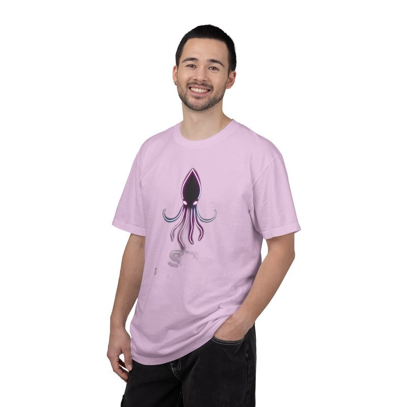 Load image into Gallery viewer, Squid Graphic T-Shirt — Neon Octopus Ocean Tee
