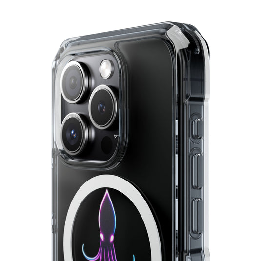 Vibrant Squid Magnetic Clear Phone Case