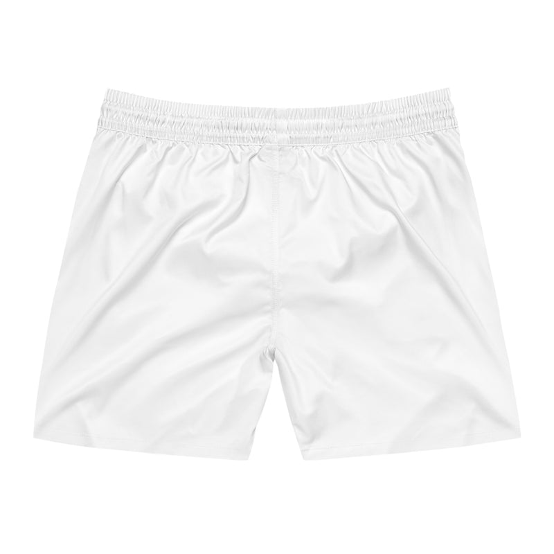 Load image into Gallery viewer, Men's Swim Shorts with Small Purple Squid Accent — Minimal Beach Trunks
