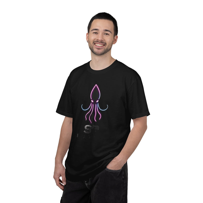 Load image into Gallery viewer, Squid Graphic T-Shirt — Neon Octopus Ocean Tee
