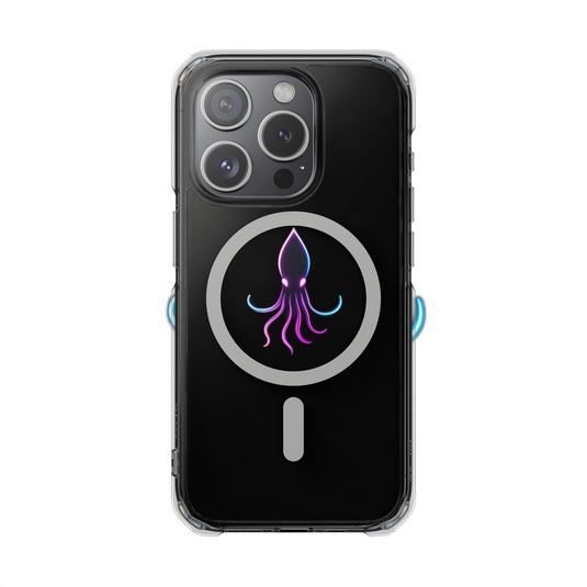 Vibrant Squid Magnetic Clear Phone Case
