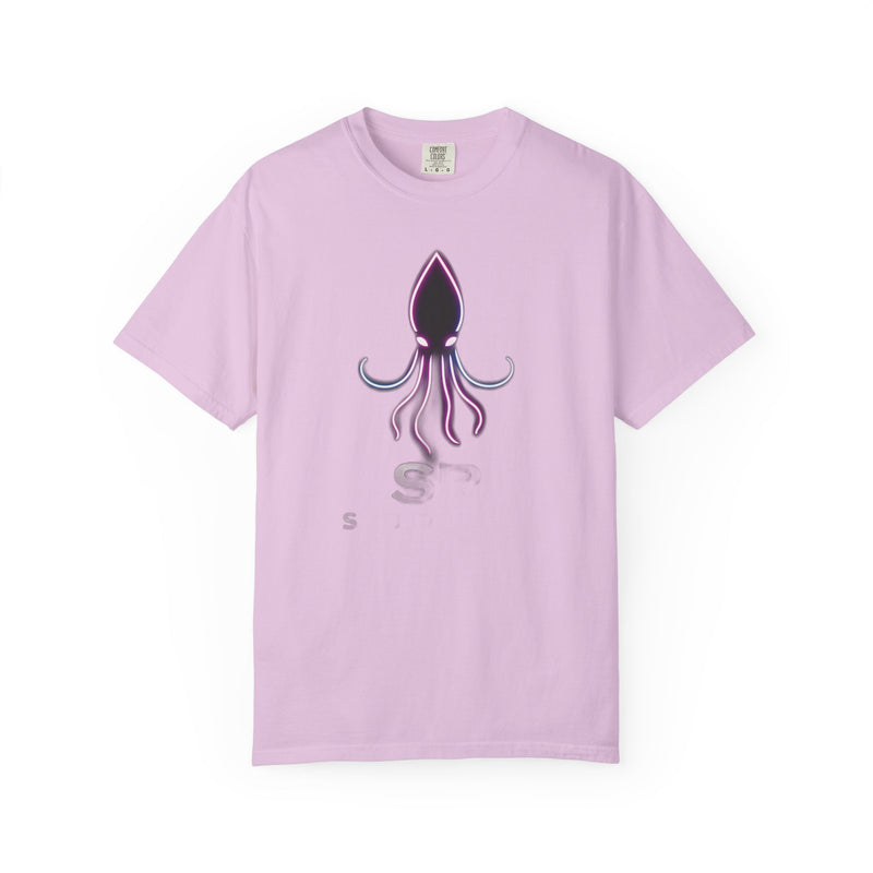 Load image into Gallery viewer, Squid Graphic T-Shirt — Neon Octopus Ocean Tee
