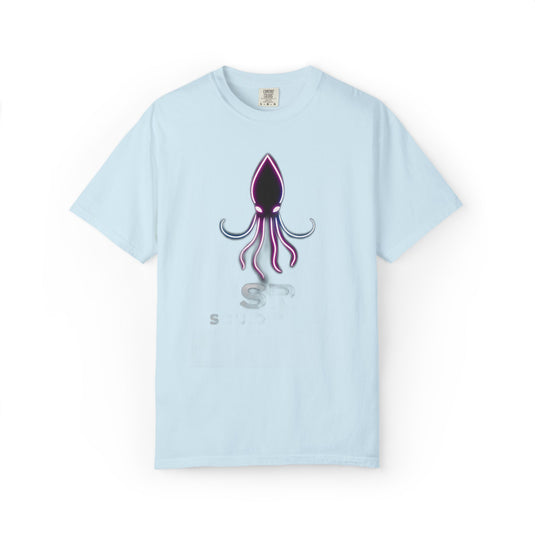 Squid Graphic T-Shirt — Neon Octopus Ocean Tee