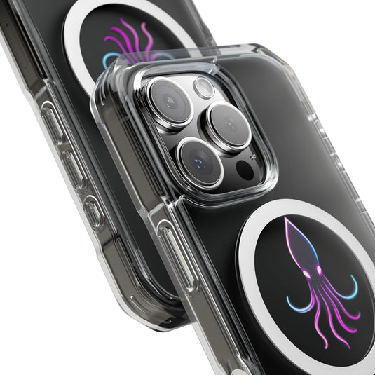 Vibrant Squid Magnetic Clear Phone Case