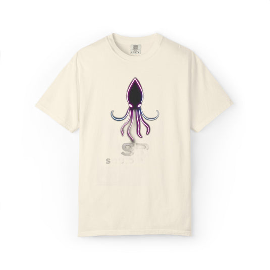 Squid Graphic T-Shirt — Neon Octopus Ocean Tee