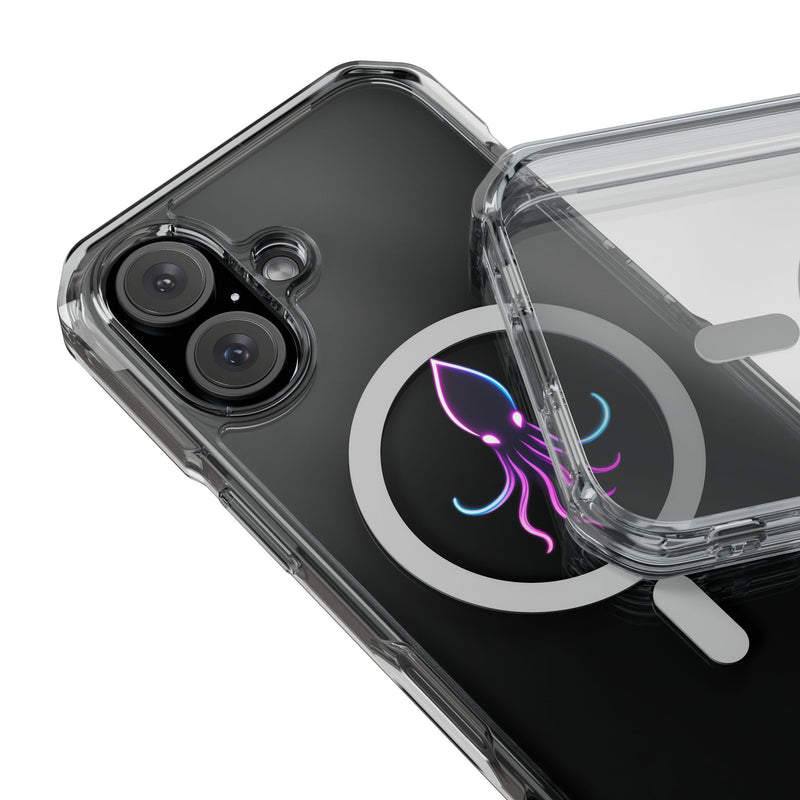 Load image into Gallery viewer, Vibrant Squid Magnetic Clear Phone Case
